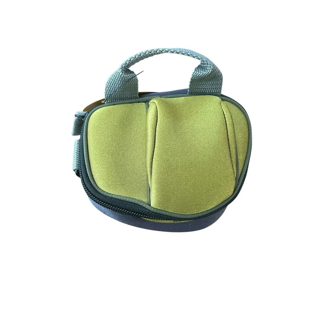 NEW Kodak Venture Digital Camera Bag & Strap Green Gray Travel Vacation Retro‎